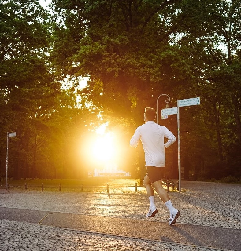 running sun
