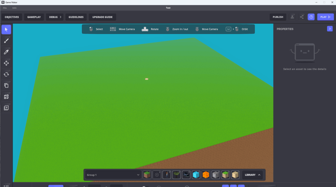 GameMakerの空地マップ