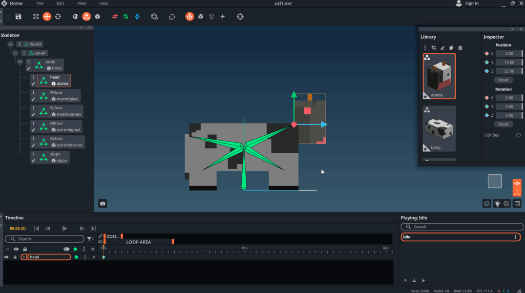 How to make cow by voxedit16