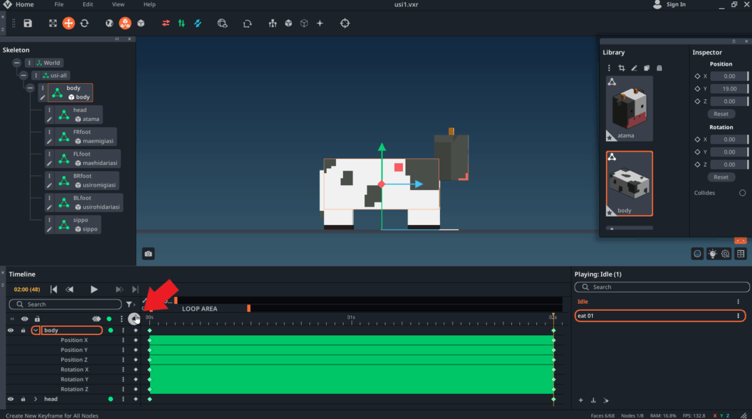 How to make cow by voxedit18