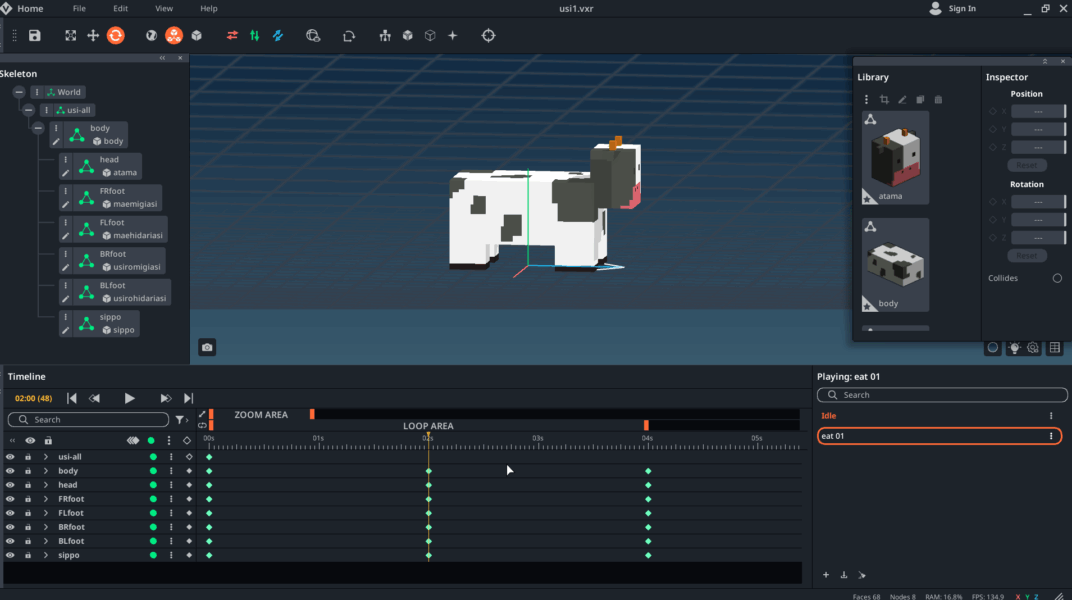 How to make cow by voxedit22