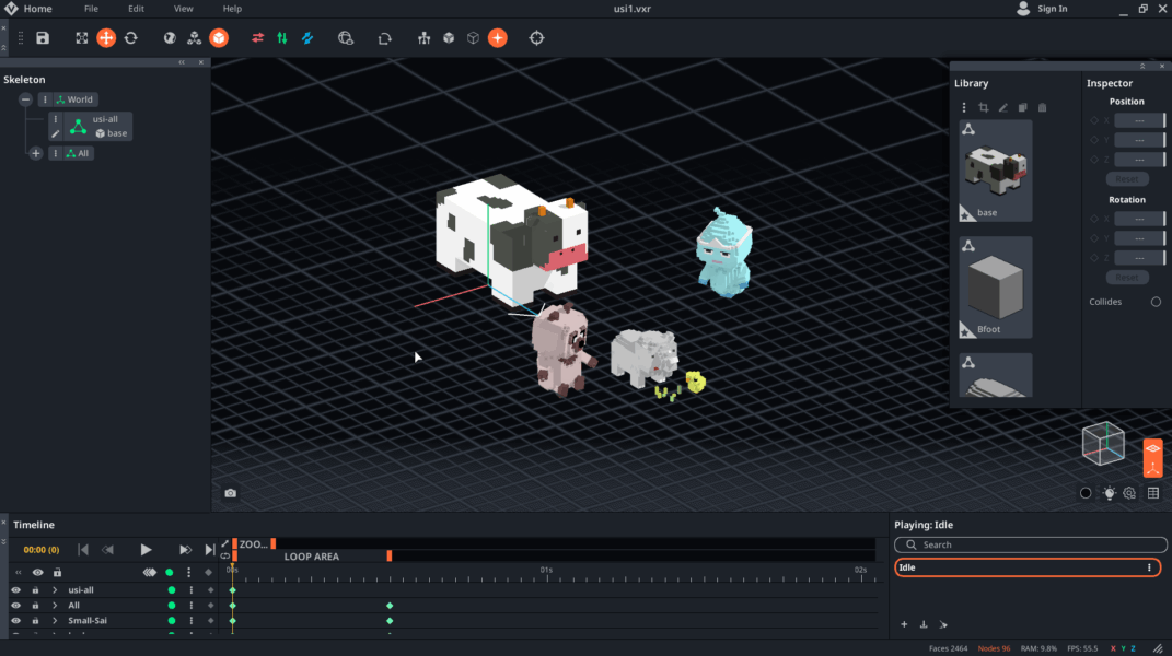 How to make cow by voxedit4