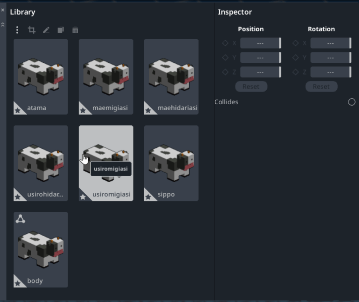 How to make cow by voxedit6