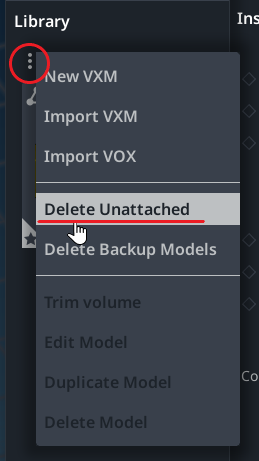 Delete Unattached